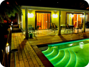 Pool and Lighting work carried out in Antigua